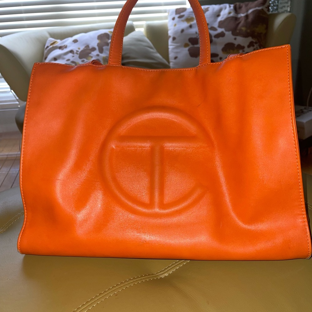 Telfar Medium Orange Bag